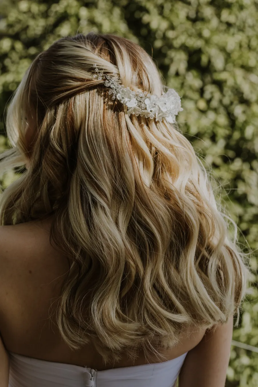 penteado de noiva semi preso