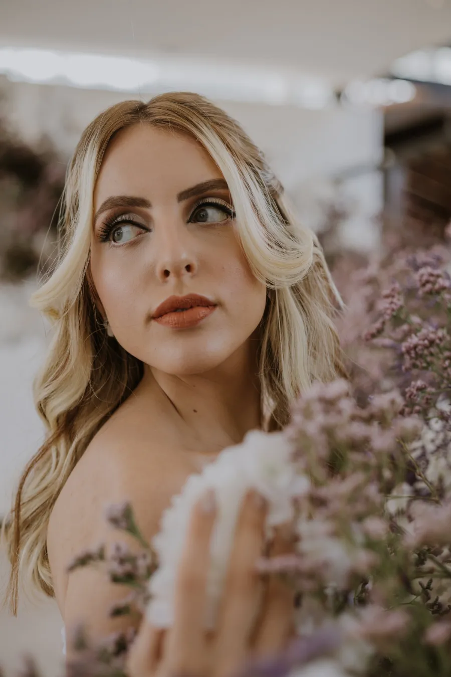 noiva com maquiagem simples