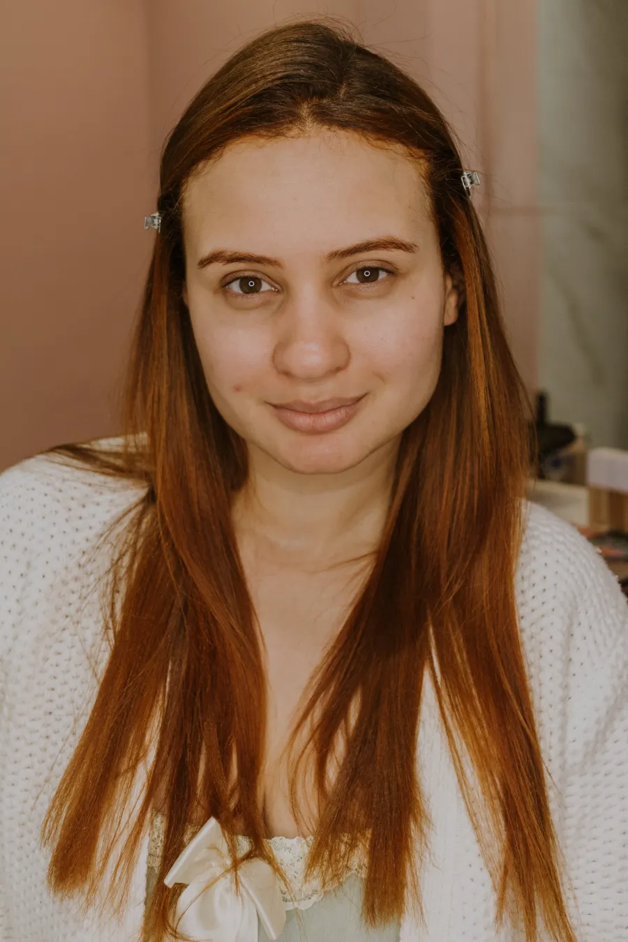 mulher sem maquiagem