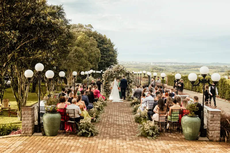 casamento ao ar livre