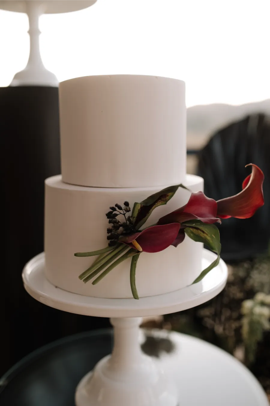 bolo de casamento minimalista e moderno