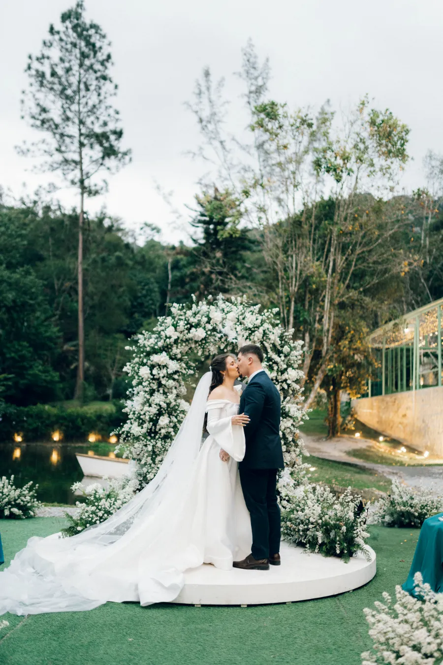 Madrinhas de Azul Serenity: Inspiração Real Ao Ar livre