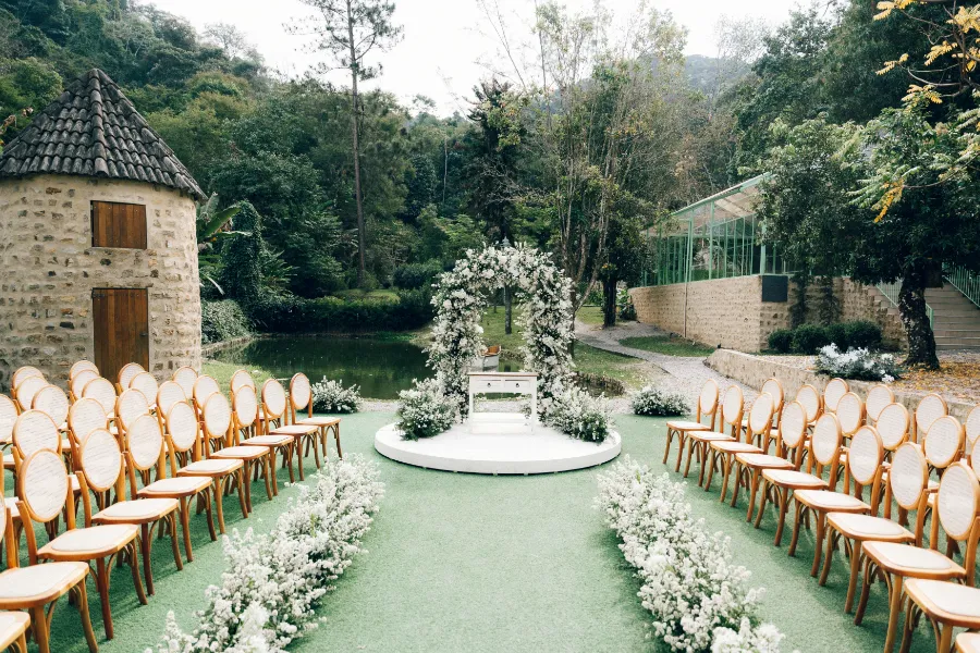 Madrinhas de Azul Serenity: Inspiração Real Ao Ar livre