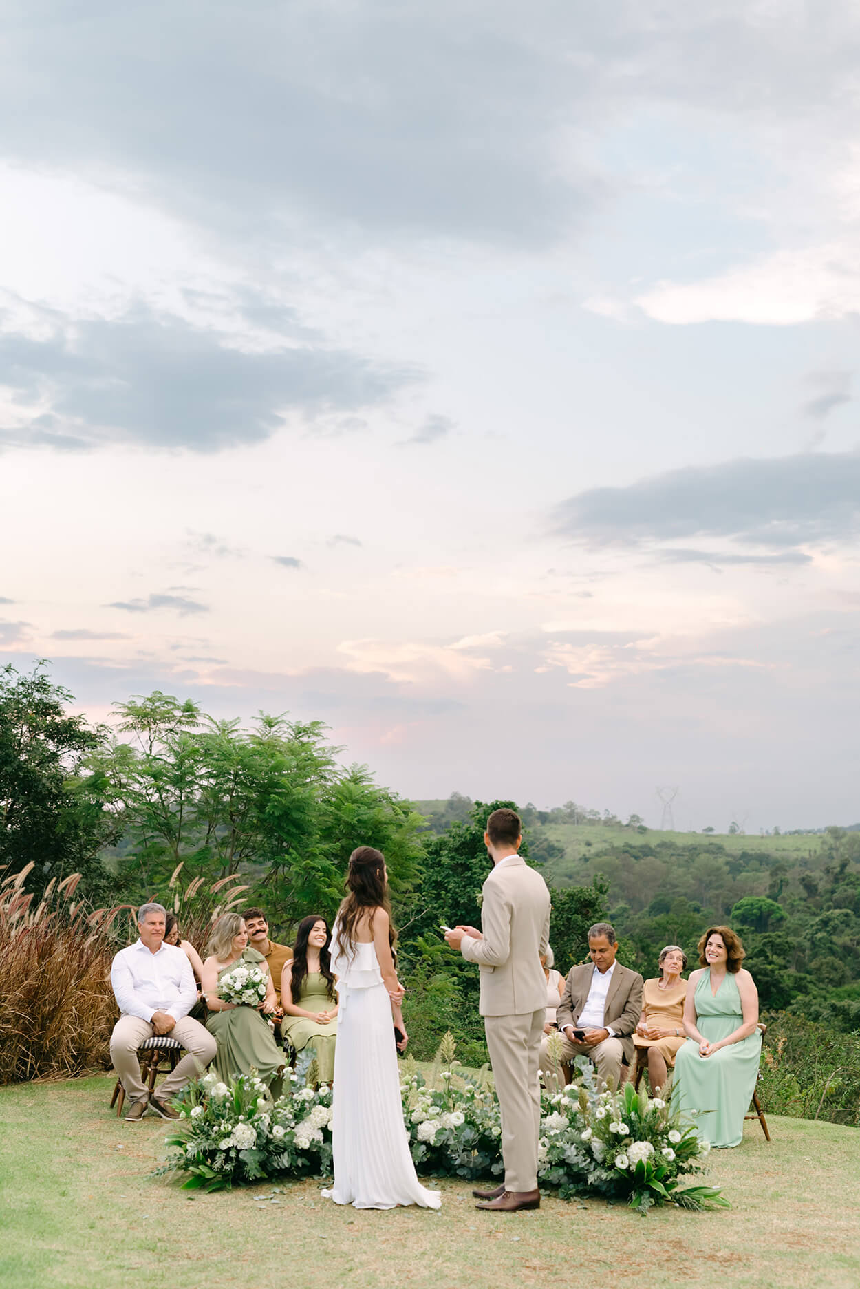 mini wedding no campo