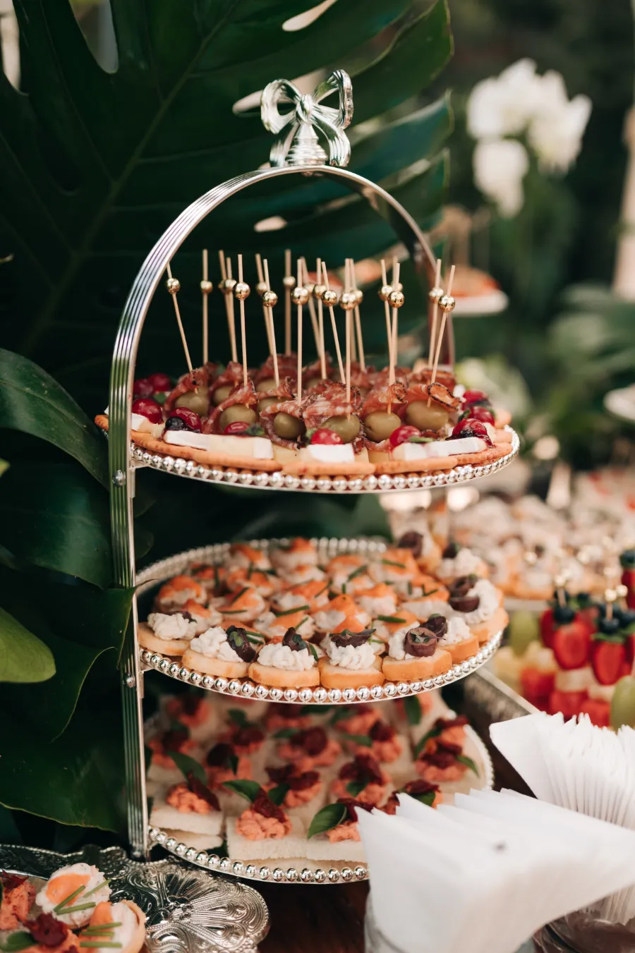 buffet de casamento elegante