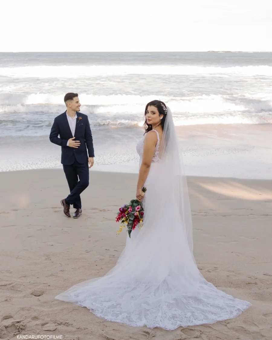 novos em ensaio na praia