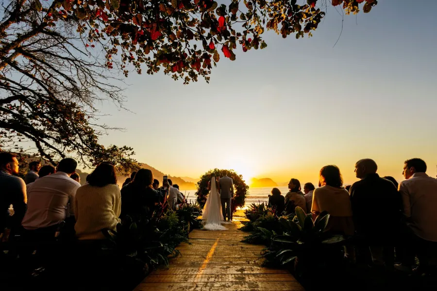 cerimonia de casamento na praia
