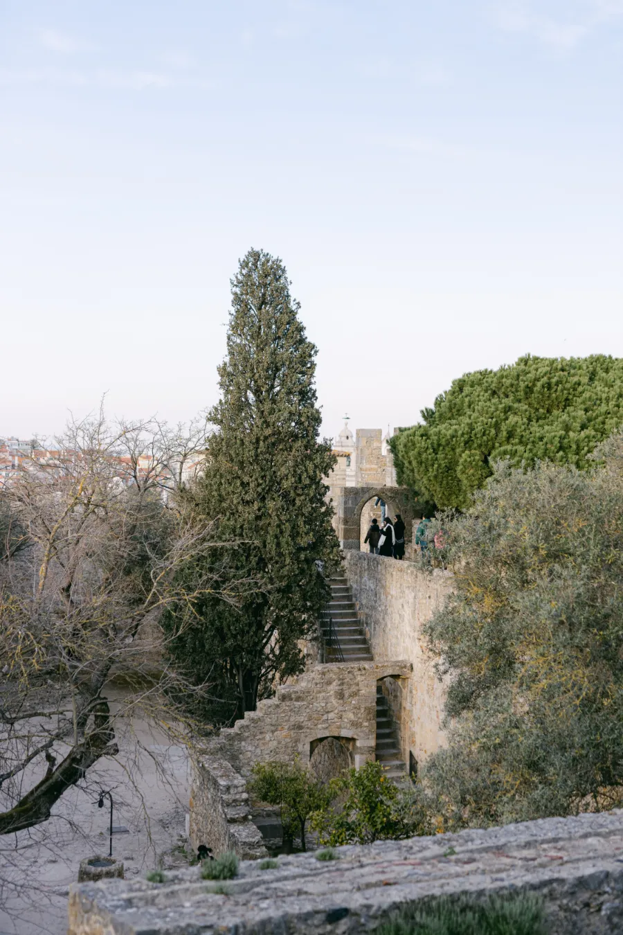 vista de castelo no portugal
