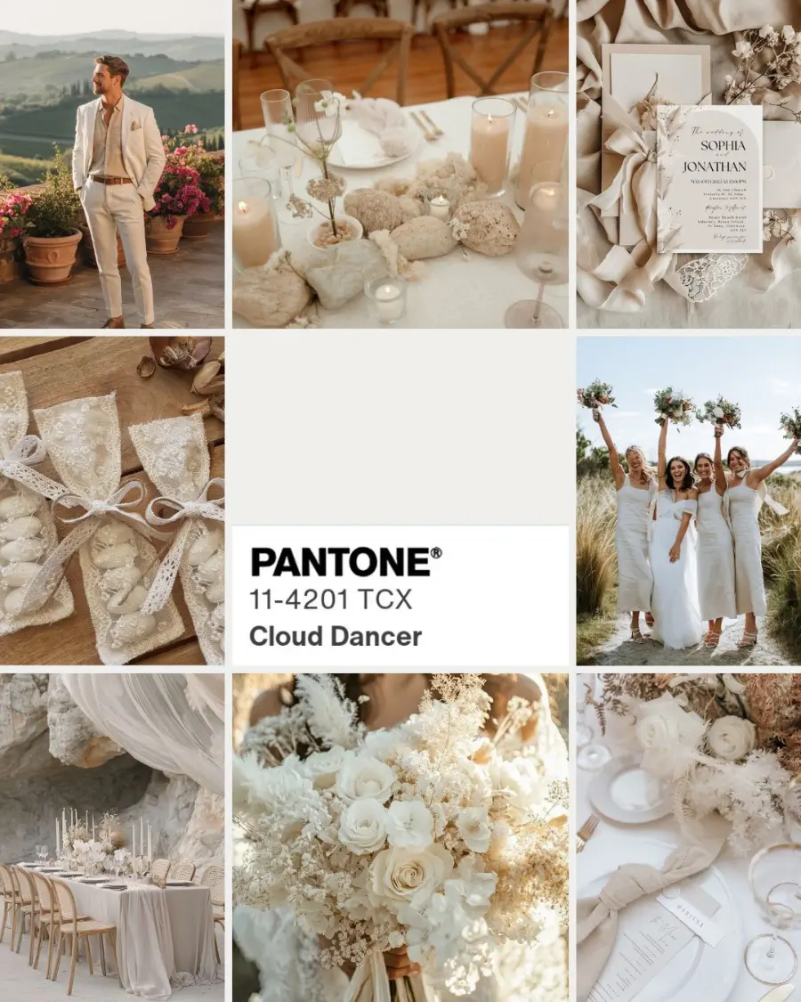como usar a cor do ano 2026 no casamento