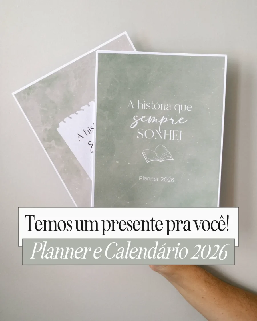 planner 2026 com duas capas