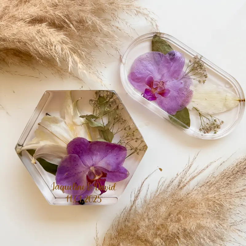 buque eternizado em resina 