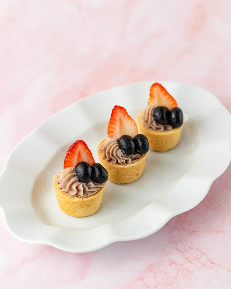 doce com frutas