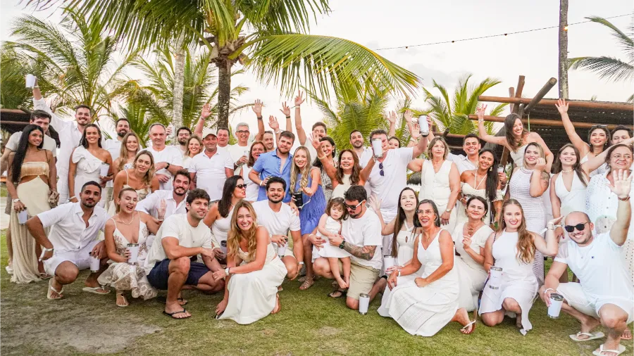convidados de casamento em destination wedding na bahia