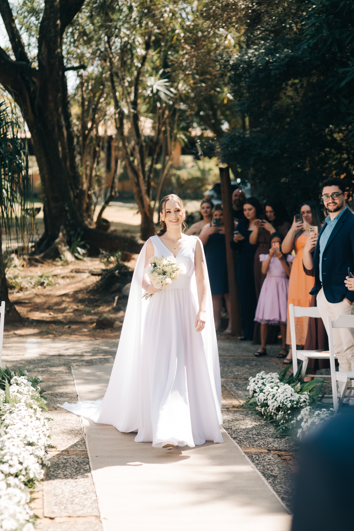 noiva com vestido clean