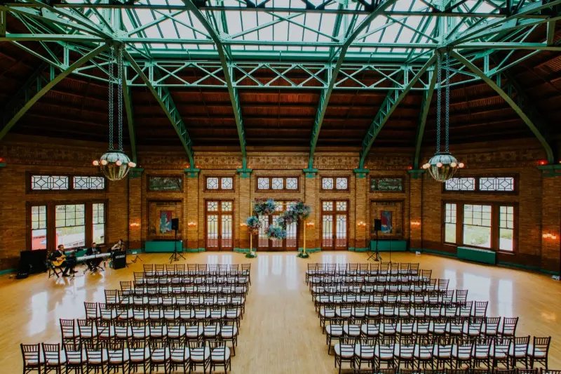 espa&ccedil;o amplo para casamento durante a semana