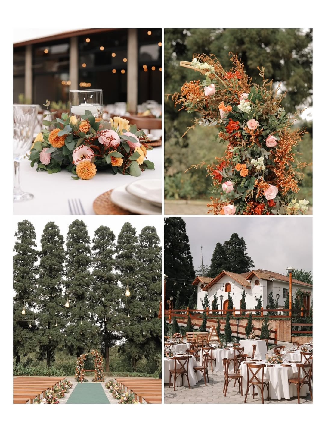 espa&ccedil;o de casamento em rio grande da serra com decora&ccedil;&atilde;o simples