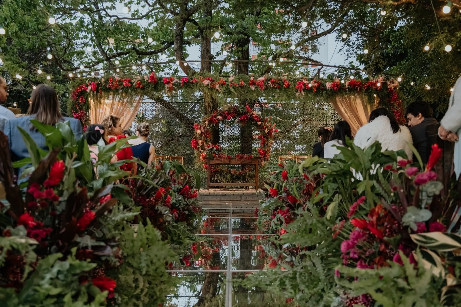 espaço para casamento no jardim
