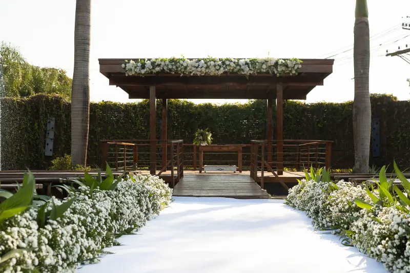 decora&ccedil;&atilde;o minimalista de casamento