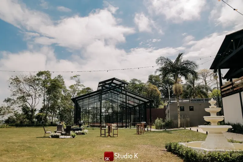 espa&ccedil;o de casament no campo
