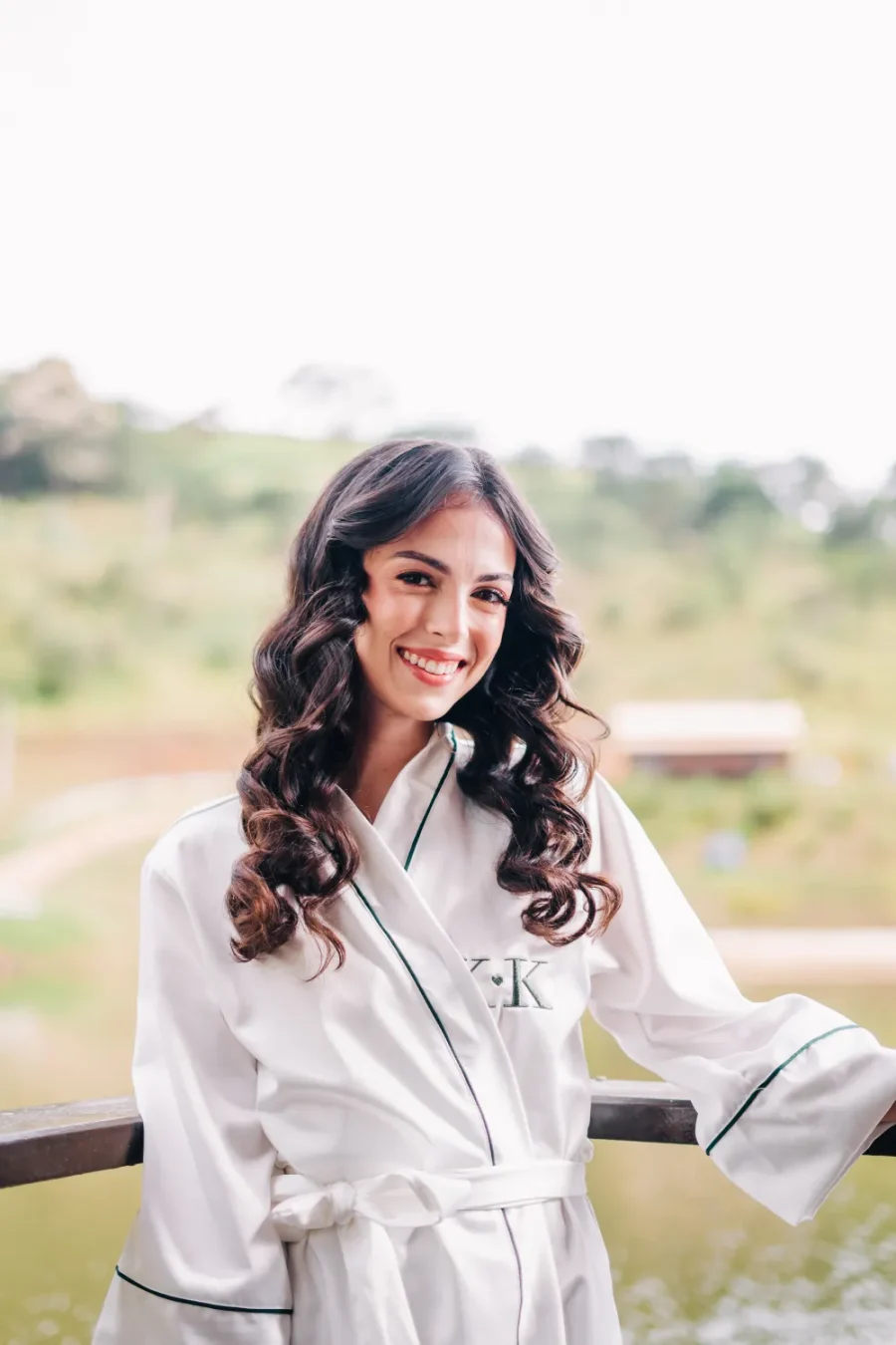 noiva com robe