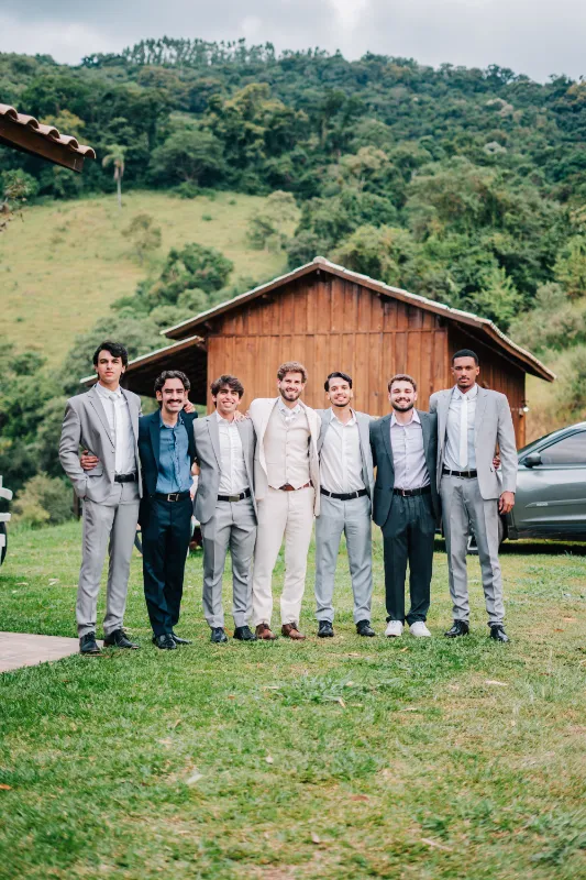 padrinhos em casamento romantico floral