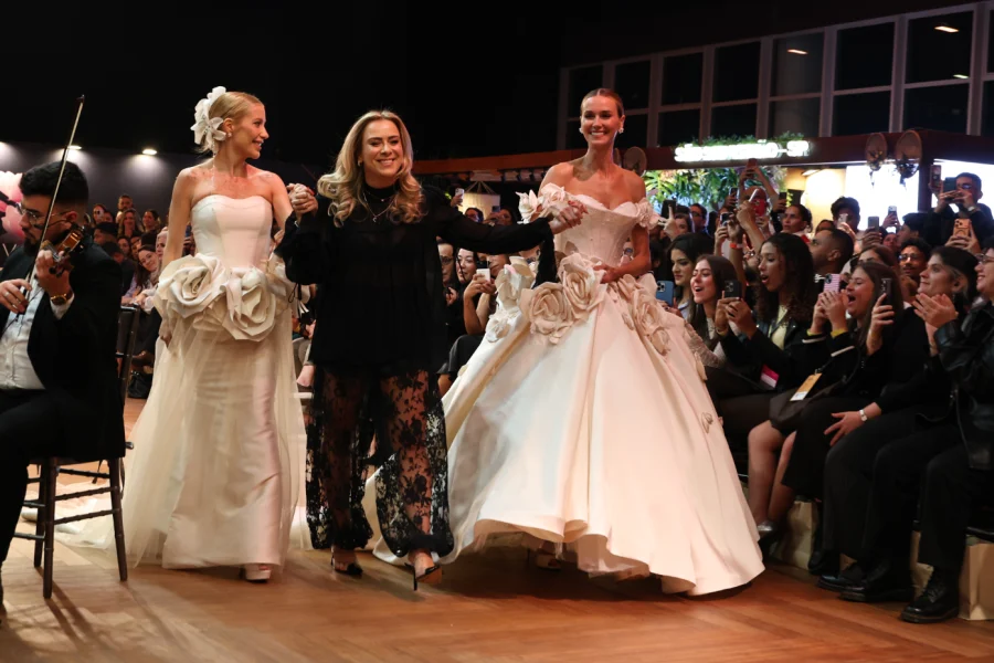 desfile de vestido de noiva