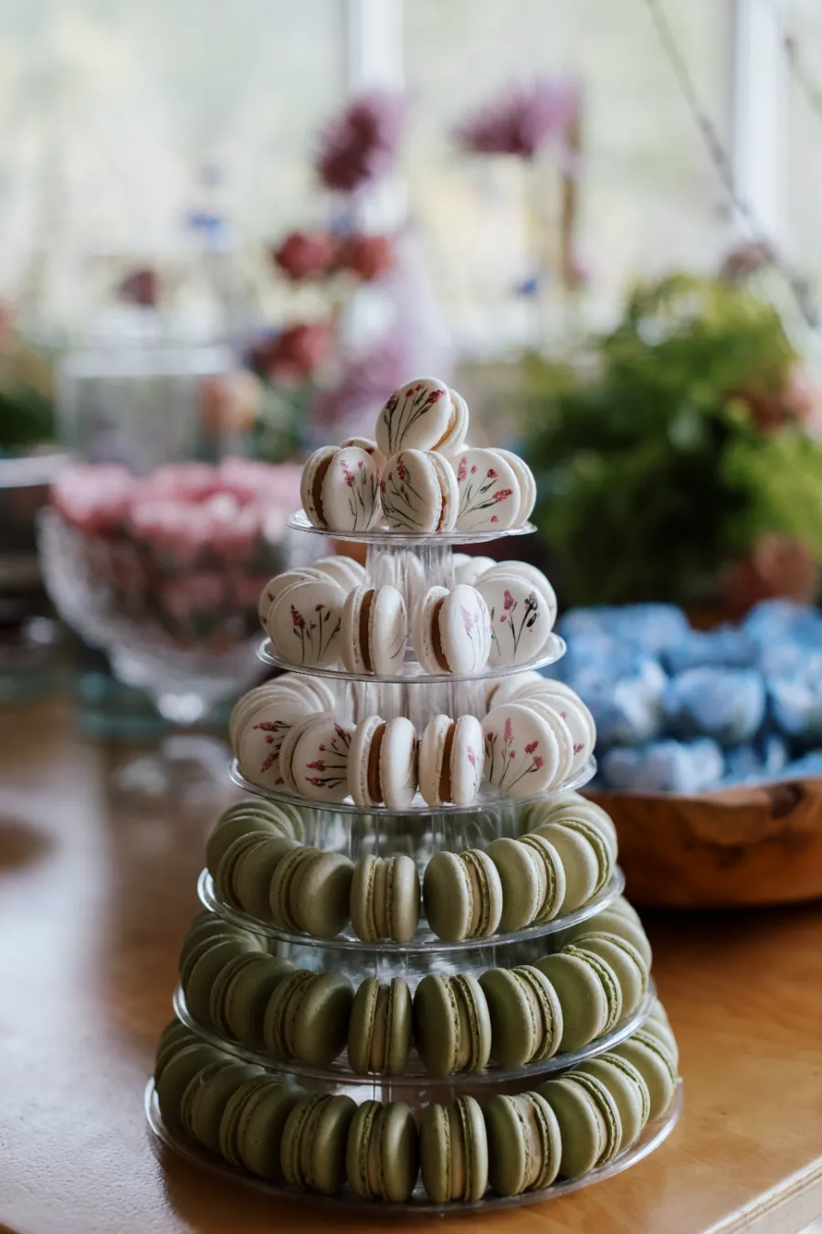 torre de macarons