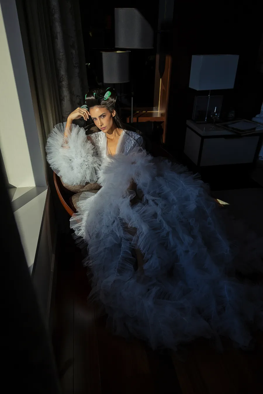 robe de tule da ostensa robres