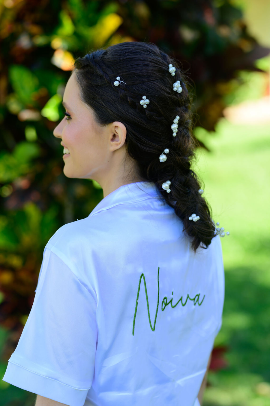 noiva de robe branco