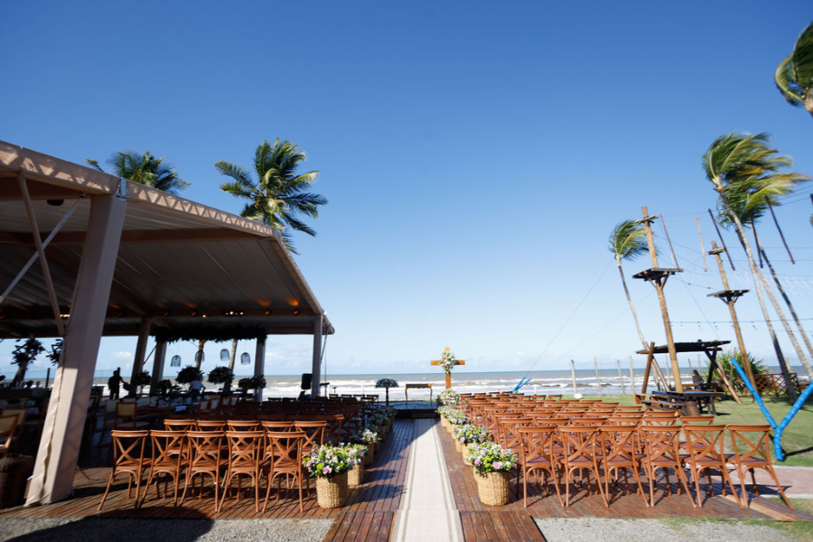 espaço de casamento em resort all inclusive na bahia