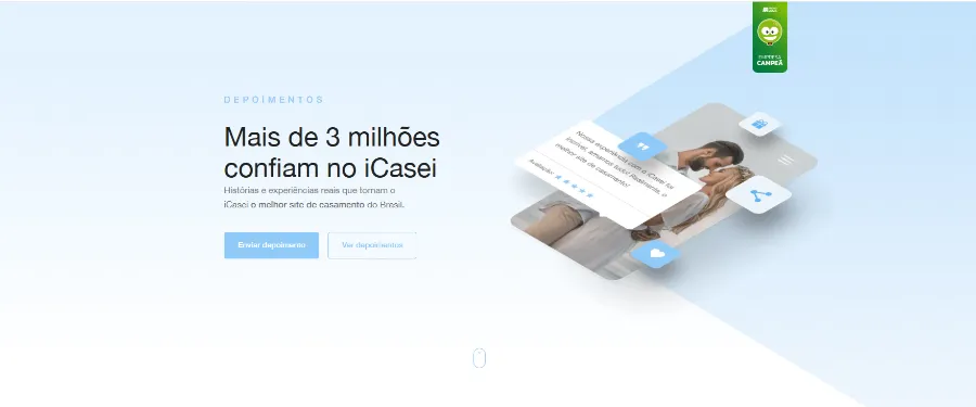 print do site de icasei