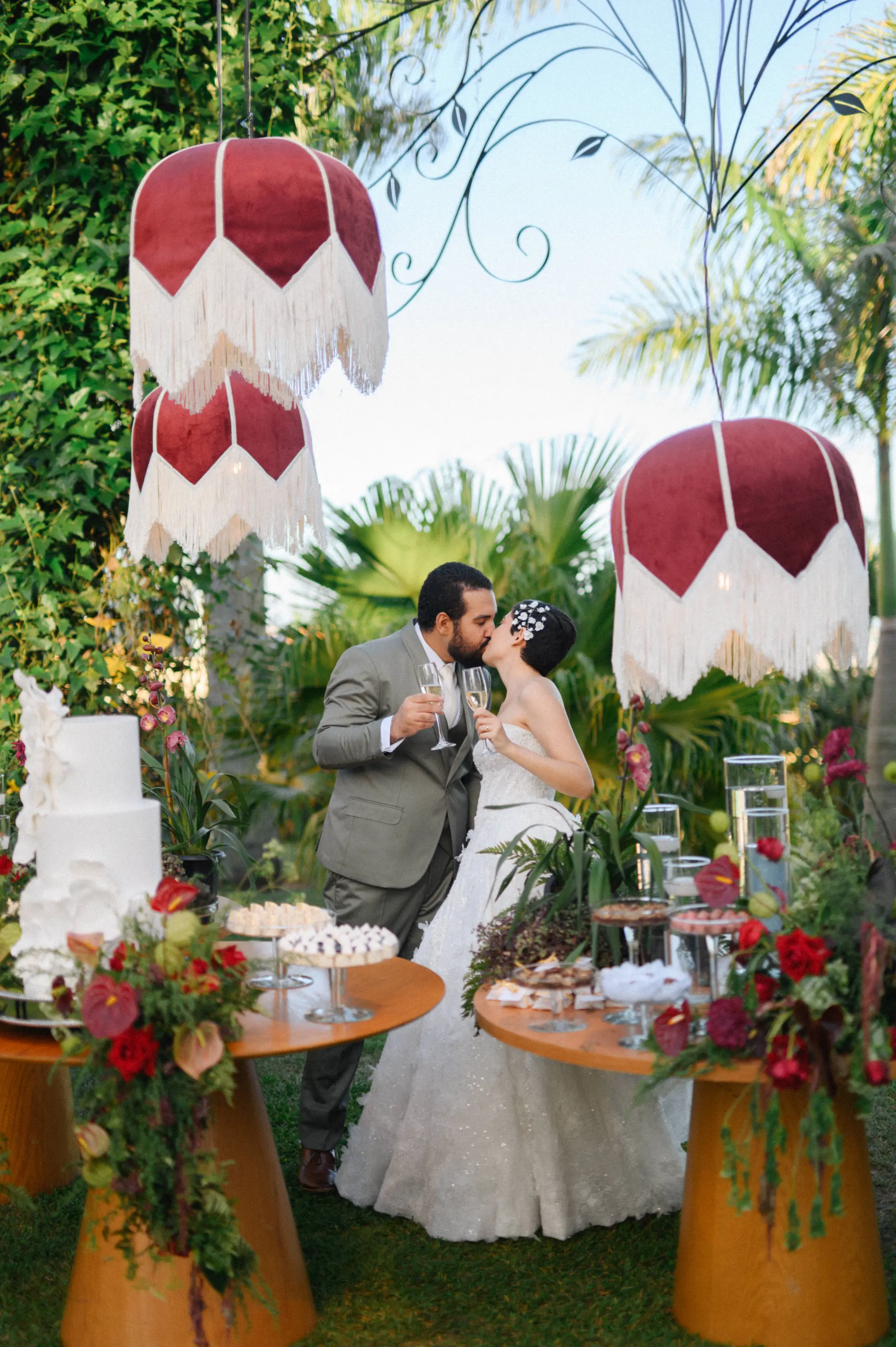 Casamento verde e marsala em clima eurochic no Imperium Village – Larissa Rosa e Fabricio