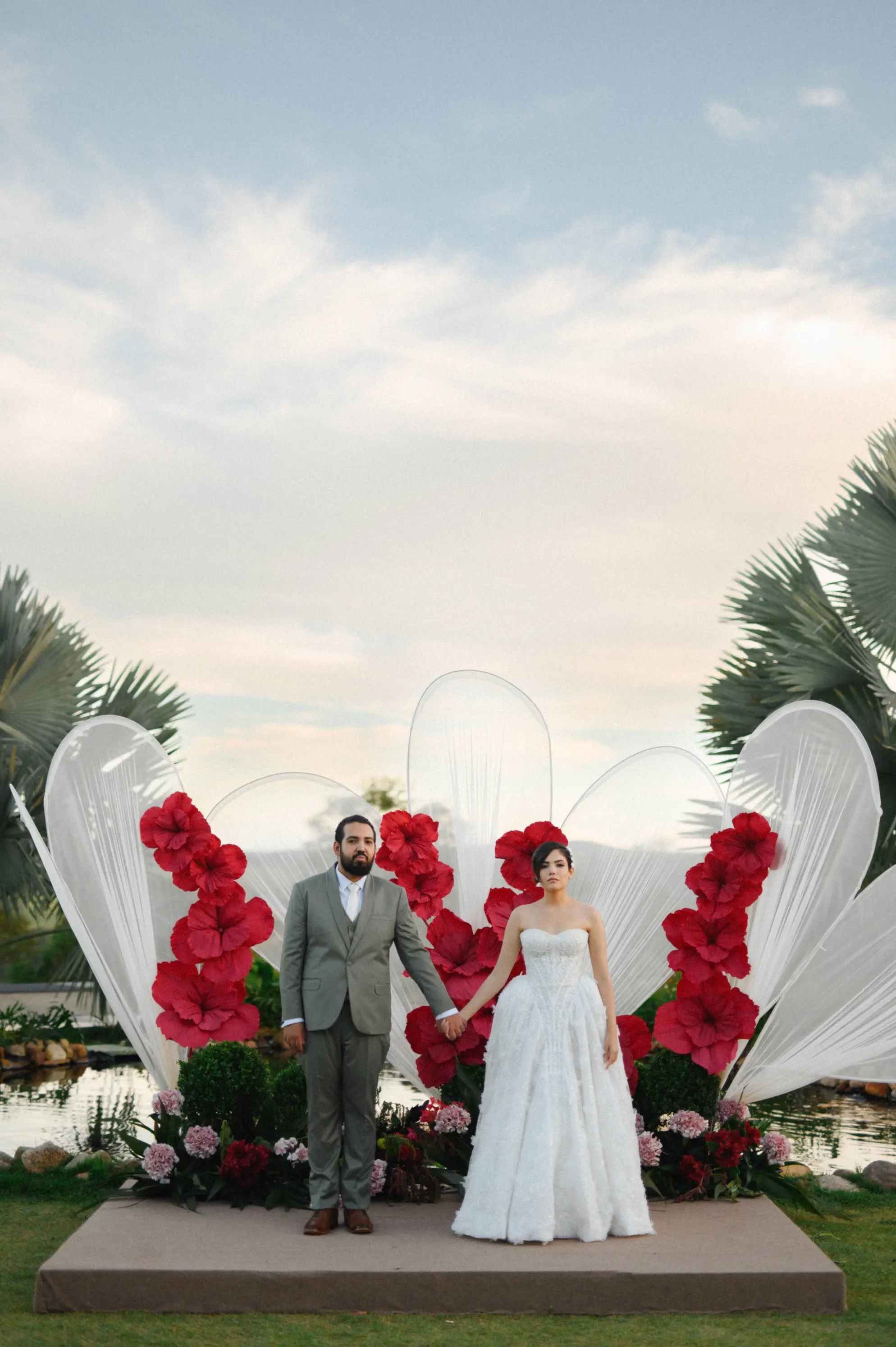Casamento verde e marsala em clima eurochic no Imperium Village – Larissa Rosa e Fabricio
